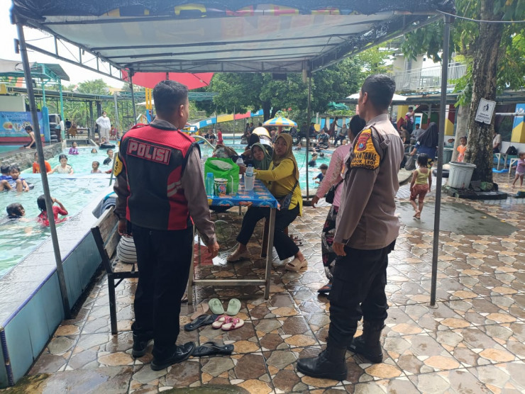 Patroli Tempat Wisata, Polsek Balongbendo Wujudkan Libur Nataru Aman dan Nyaman