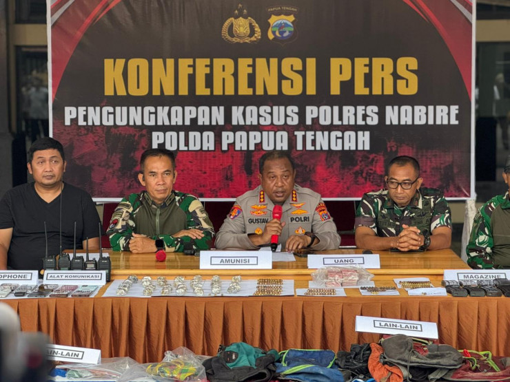 Kamp KKB di Nabarua Dibongkar Aparat Gabungan, Ratusan Amunisi dan Puluhan Juta Rupiah Diamankan