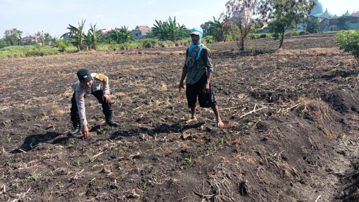 Kapolsek Taman Optimalkan Peran Bhabinkamtibmas Jalankan Ketahanan Pangan