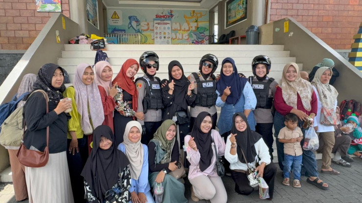 Polwan Jenggala Presisi Polresta Sidoarjo Intensifkan Patroli Kamtibmas