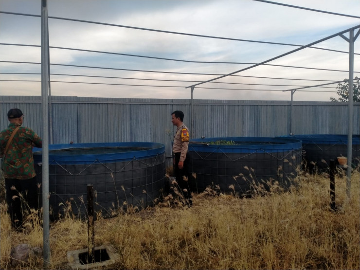 Wujudkan Swasembada Pangan, Warga Desa Ganting Gedangan Manfaatkan Lahan Kosong untuk Budidaya Ikan Lele