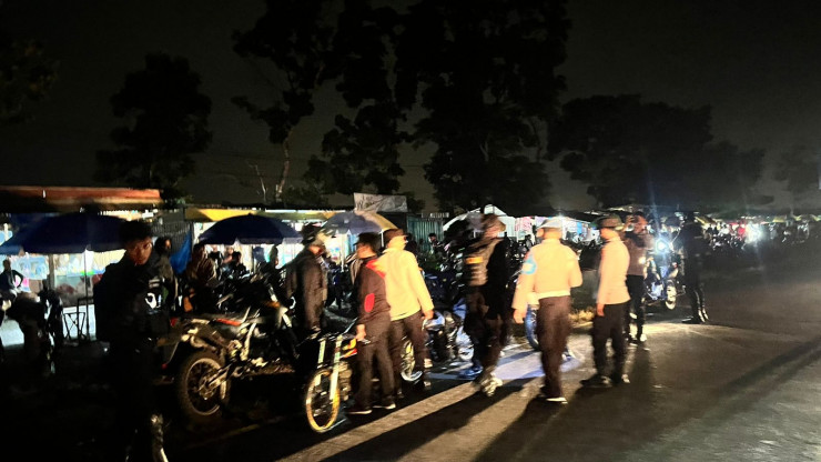 Polresta Banyuwangi Gelar KRYD Amankan Puluhan Motor Tak Standar